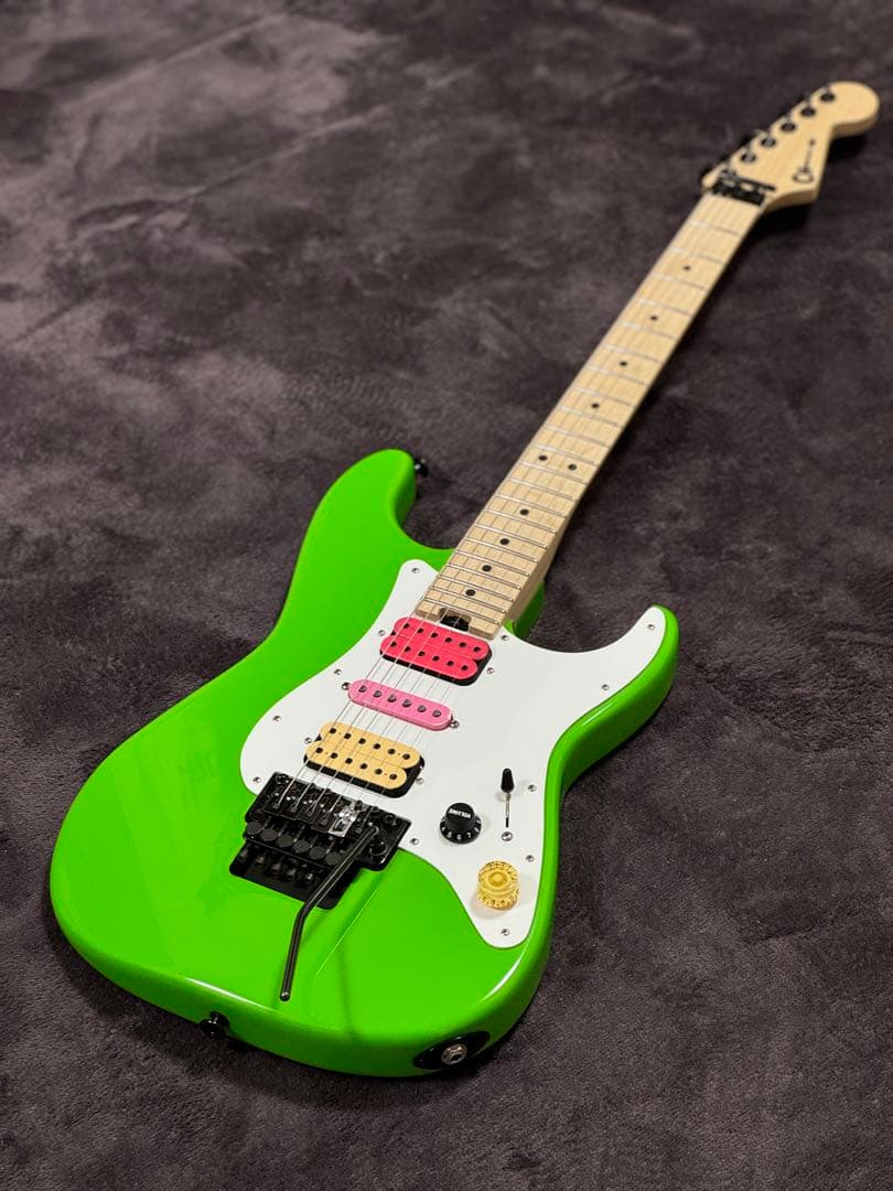 Charvel steve vai Green Meanie風MOD - メルカリ
