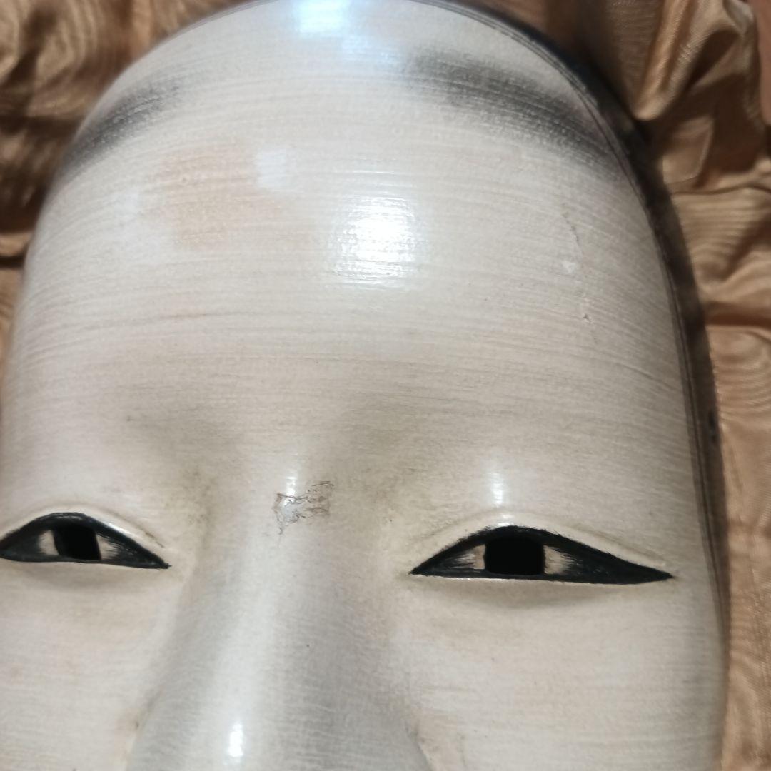 木製 能面 白色 良好な状態 - メルカリ