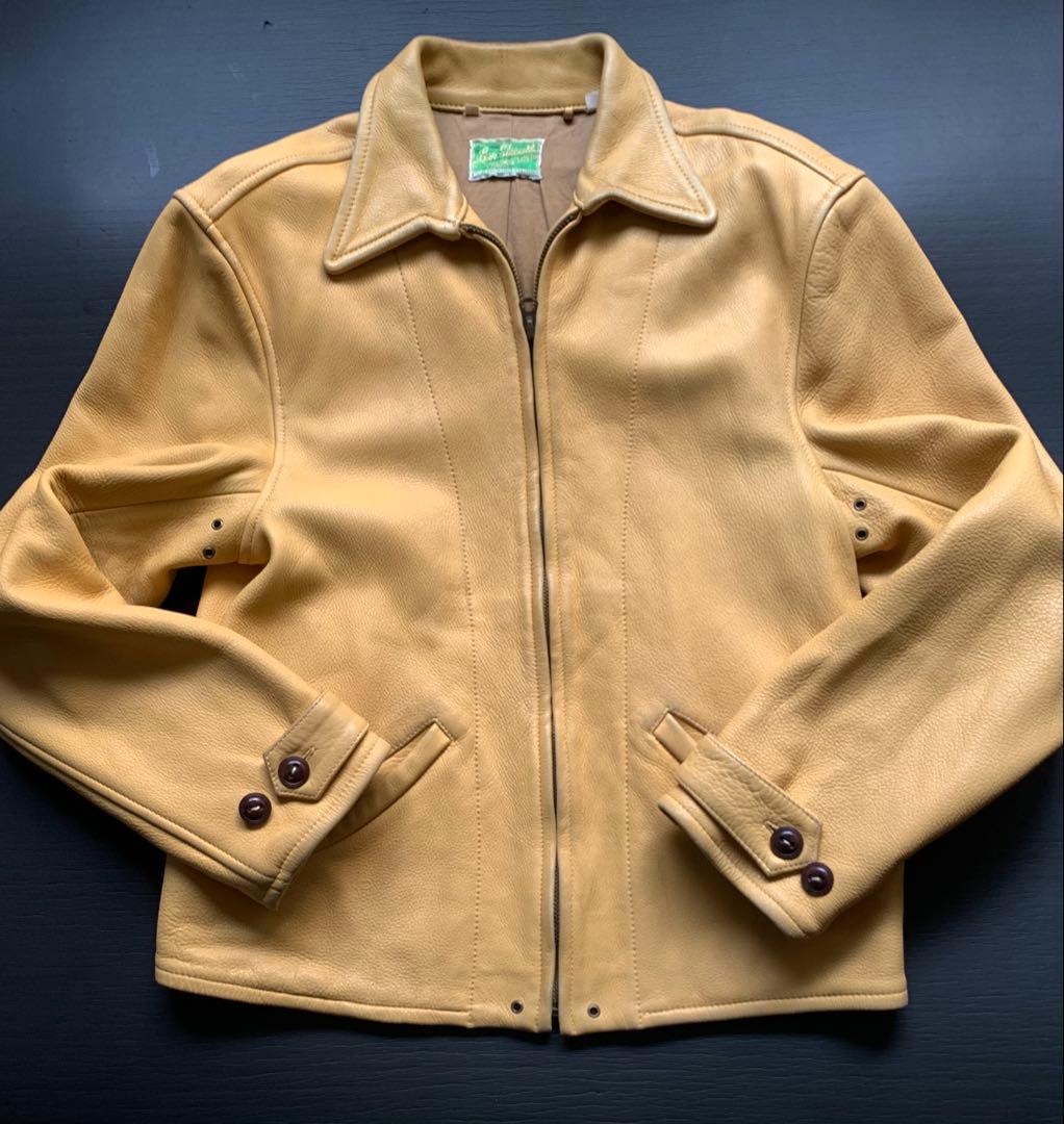 LVC 渾身の復刻品30s Menlo jacket 希少な鹿革 イタリア製