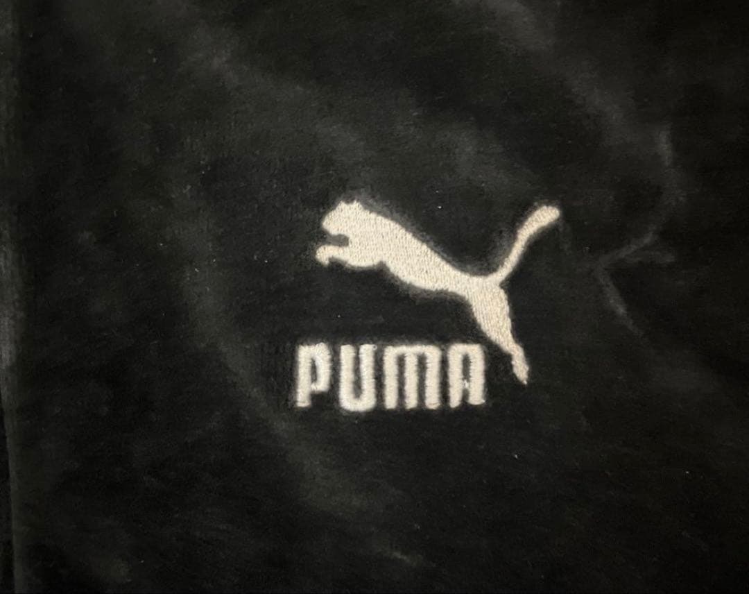 PUMA プーマベロアトラックジャケットセットアップブラックXS L