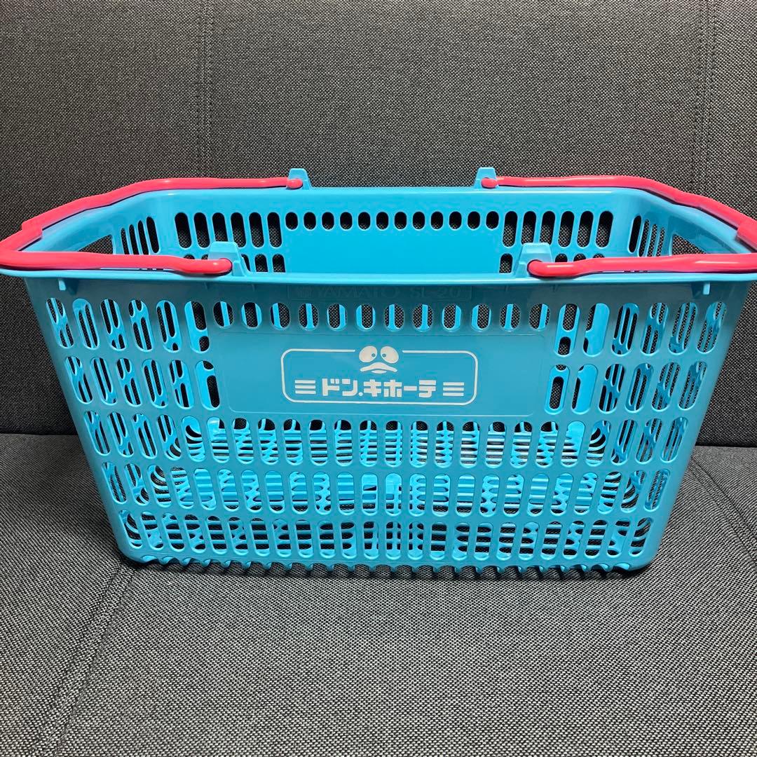 新品 ドンキホーテ 買い物カゴ マイバスケット ドンペンくん カゴ