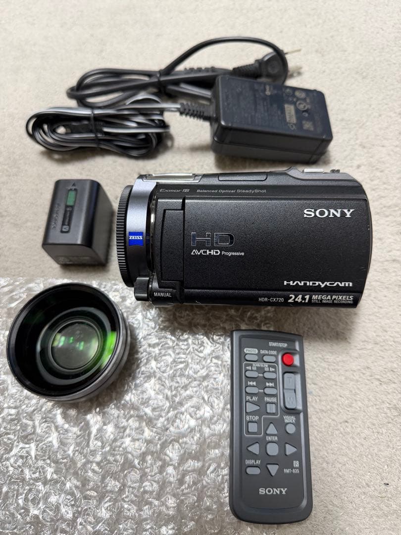スポーツ撮影に！SONY HDR-CX720V ビデオカメラとワイドレンズ