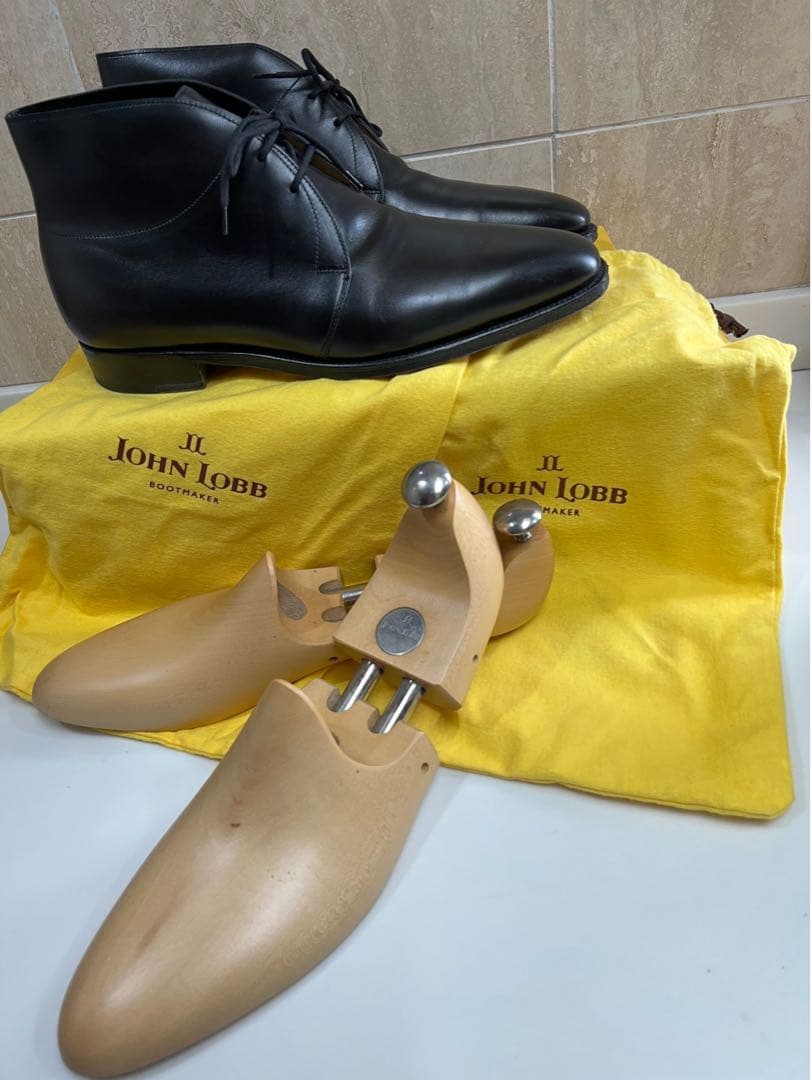 【渋わん】JOHN LOBB ROMSEY ８E BLACK 27㎝