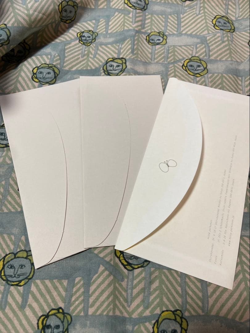 mina perhonen 限定　マスキングテープ　つづく展　廃盤品　封筒付き