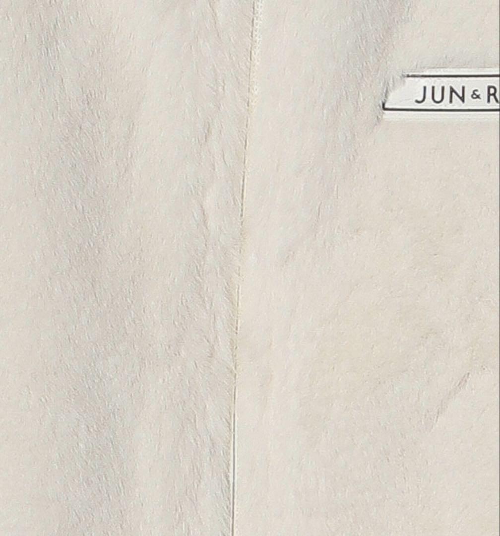 新品タグ付き　JUN&ROPE ボアワンピース　白　M ゴルフ　ジュンアンドロペ