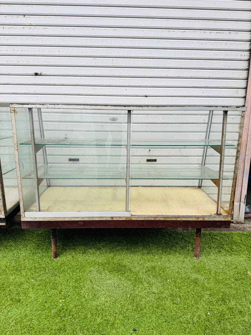 福岡発 直取り限定 ショーケース ガラスケース 120cm 飾り棚 扉付き 福岡発 直取り限定 ショーケース ガラスケース 120cm 飾り棚 扉付き