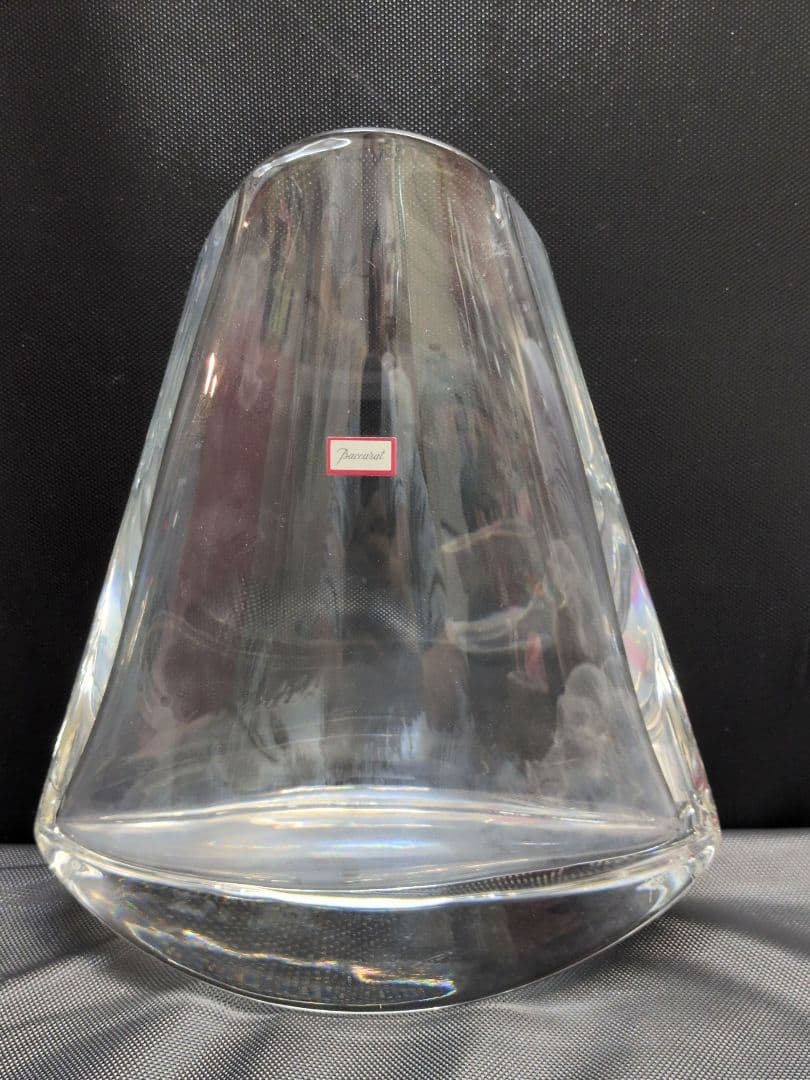 Baccarat バカラ 花瓶 フラワーベース メトロノーム型 M2644
