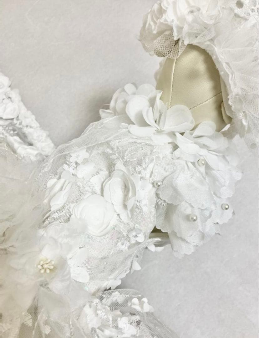 BONNIE&CO (XSサイズ) ドレス 犬服 ウエディングドレス