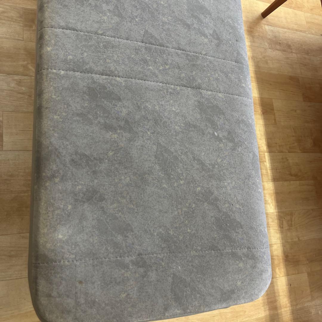 車載用 折りたたみ クッションベンチ 車中泊 足置き 補助椅子