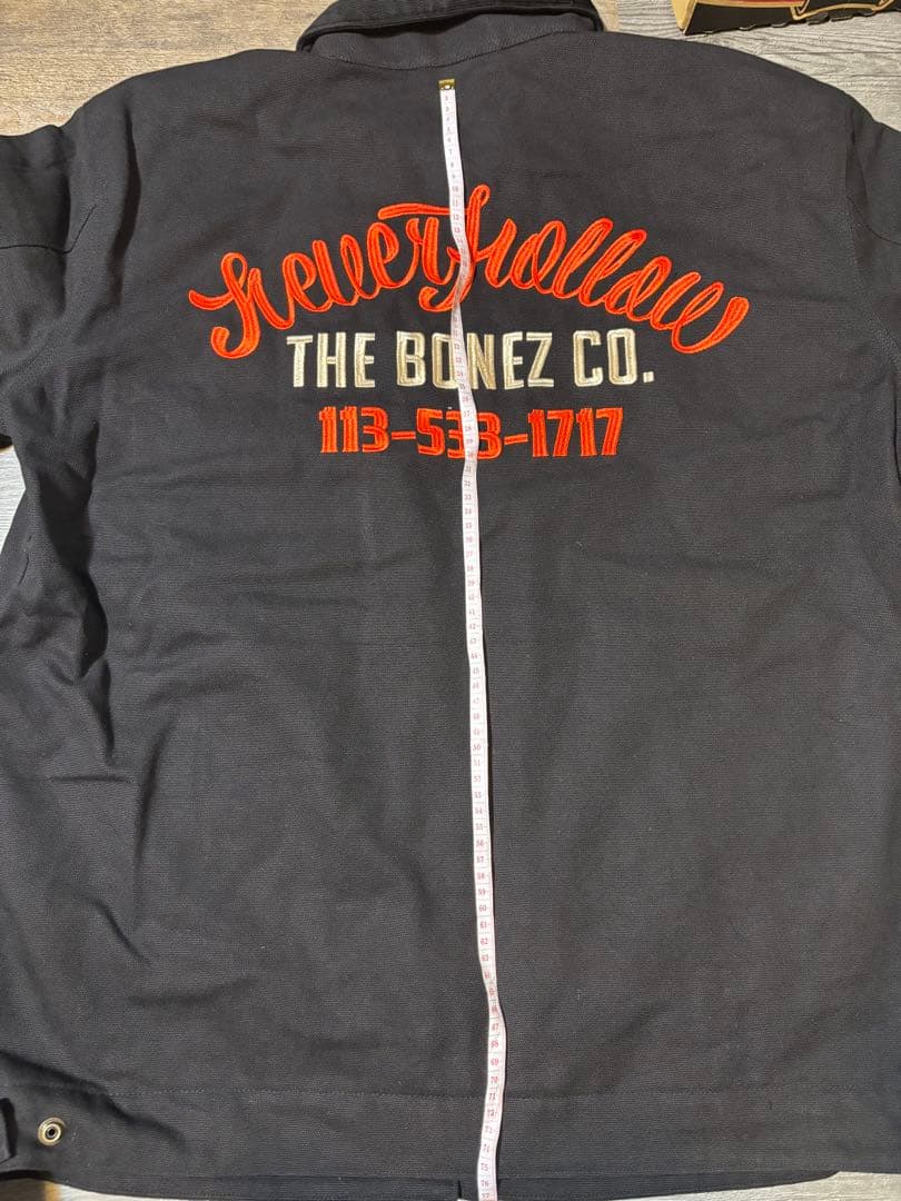 the bonez ダックジャケット 黒 受注生産 ザボーンズ サイズXL