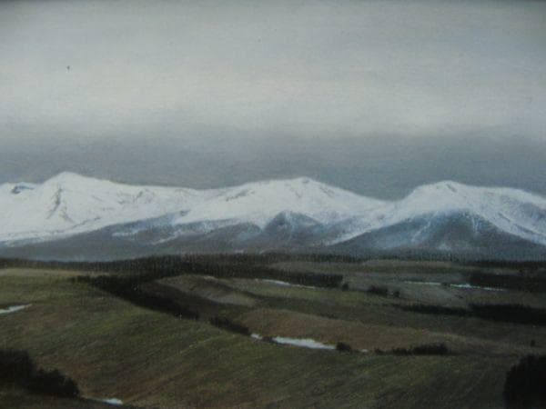 相原求一朗【白い山脈】希少画集画、状態良好、新品高級額装付