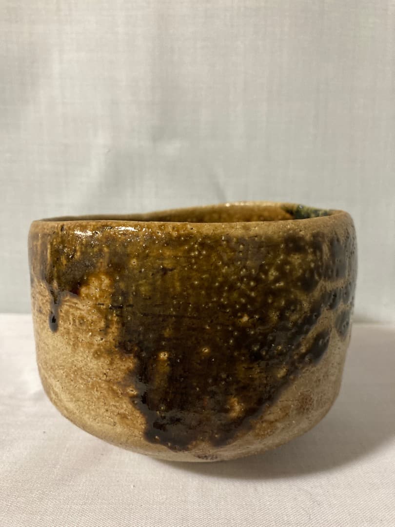 実家整理 茶道具 織部 美濃焼 茶碗