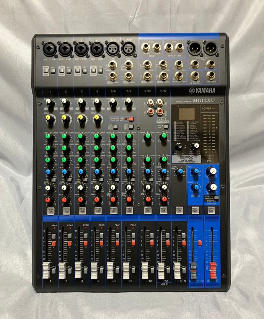新品同様 YAMAHA MG12XU 12ch アナログミキサー 元箱あり