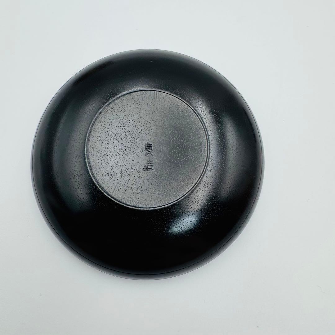 【人間国宝　川北良造　縞黒檀　蒔絵香合　共箱】骨董　アンティーク　インテリア