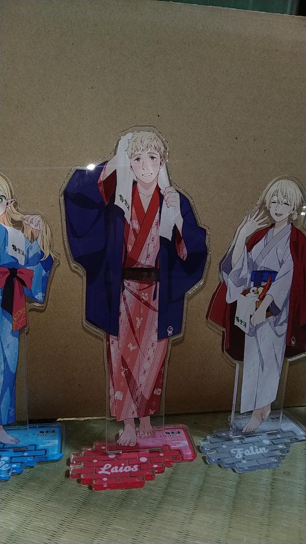 中古】アクリルスタンド 5体セット ダンジョン飯 極楽湯コラボ