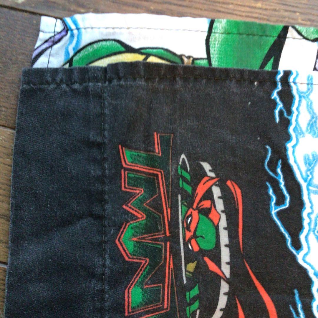 TMNT タートルズビンテージシーツ&生地　3枚セット