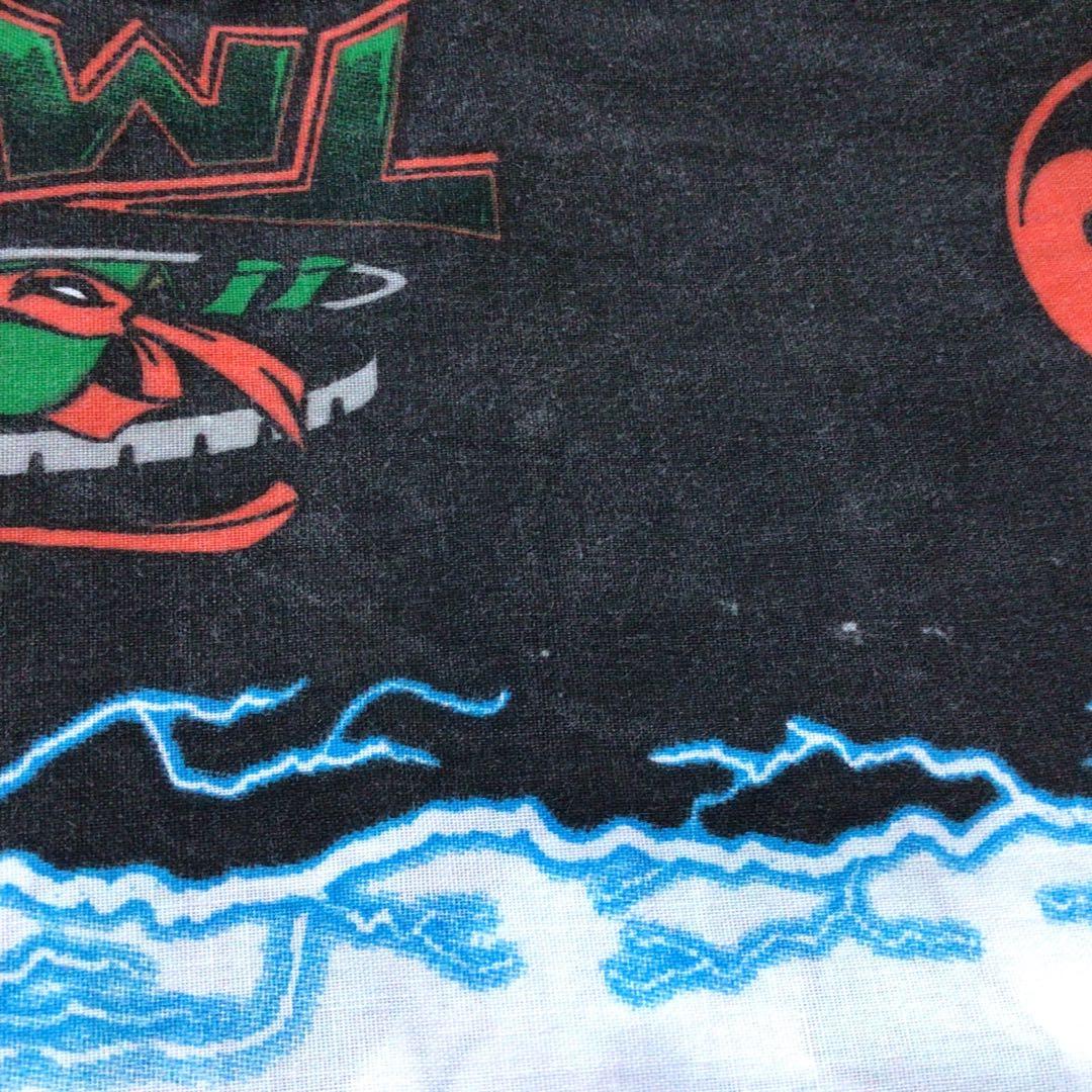 TMNT タートルズビンテージシーツ&生地　3枚セット