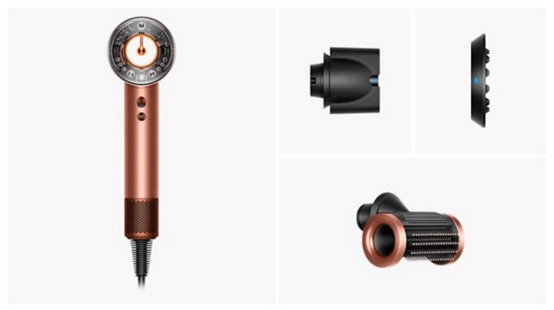 DysonSupersonicNural™Shineヘアドライヤーシャンパンロゼ