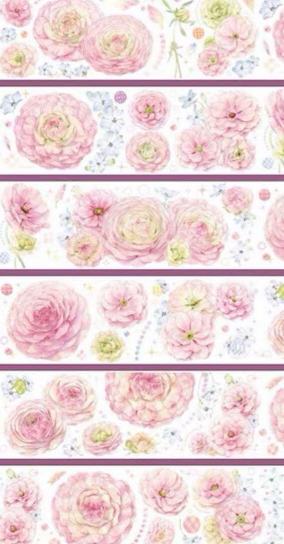 7954】海外 マステ 3/5/巻売り 貝殻光マスキングテープ ハッキング