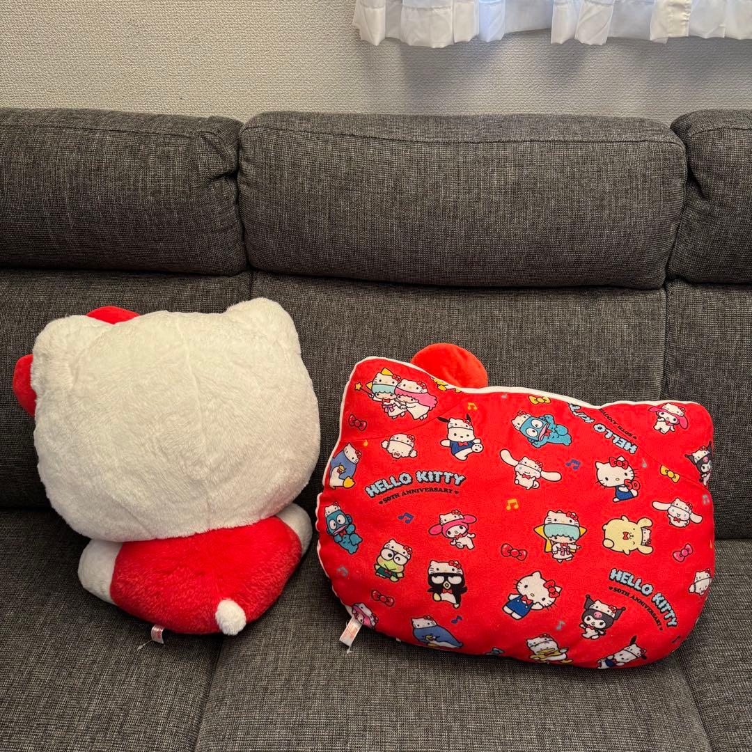 【美品】サンリオ超BIGサイズぬいぐるみ5点セット キティー シナモン クロミ