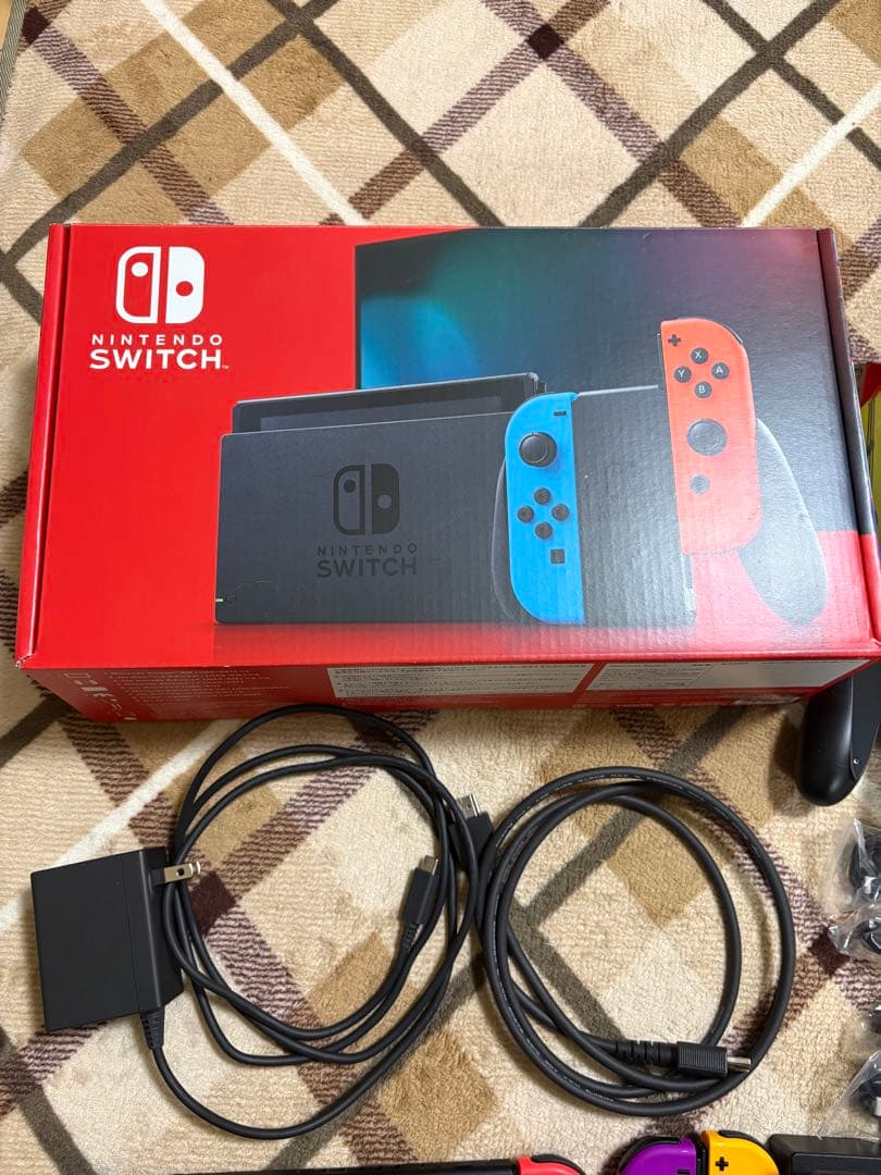 Nintendo Switch 本体 赤青紫オレンジ黄色