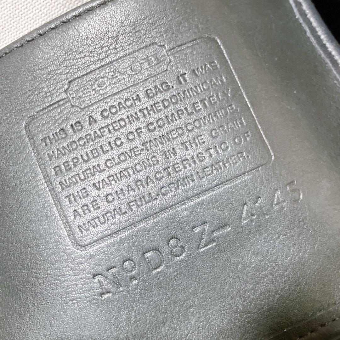 オールドコーチ 良品 ヴィンテージ レザー アクセサリーポーチ ダークブラウン