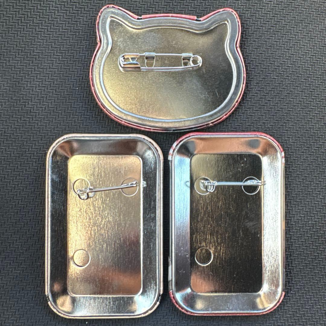 銀魂 in ナンジャタウン まるかく ネコ型 缶バッジ 神威 セット - メルカリ