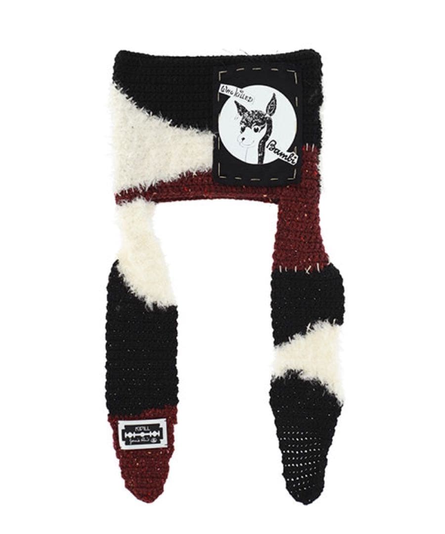 KIDILL rurumu コラボ ビーニー BLACK ニット帽