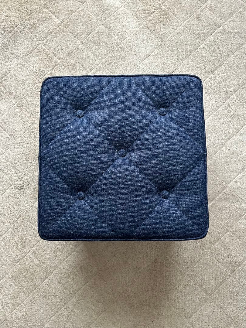 ◆カリモク60◆オットマン◆タープブルー