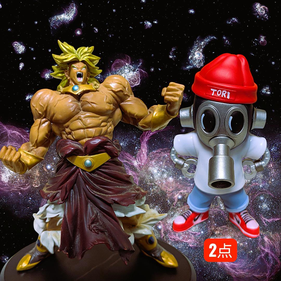 ☆12～16cm【ドラゴンボールZブロリーフィギュア＋トリヤマロボ】2点