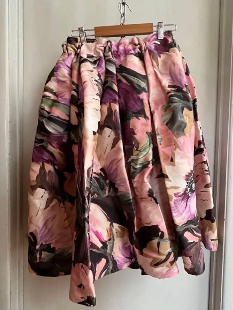 【値下げ】コムデギャルソン 2020 SS 花柄フレアスカート XSサイズ