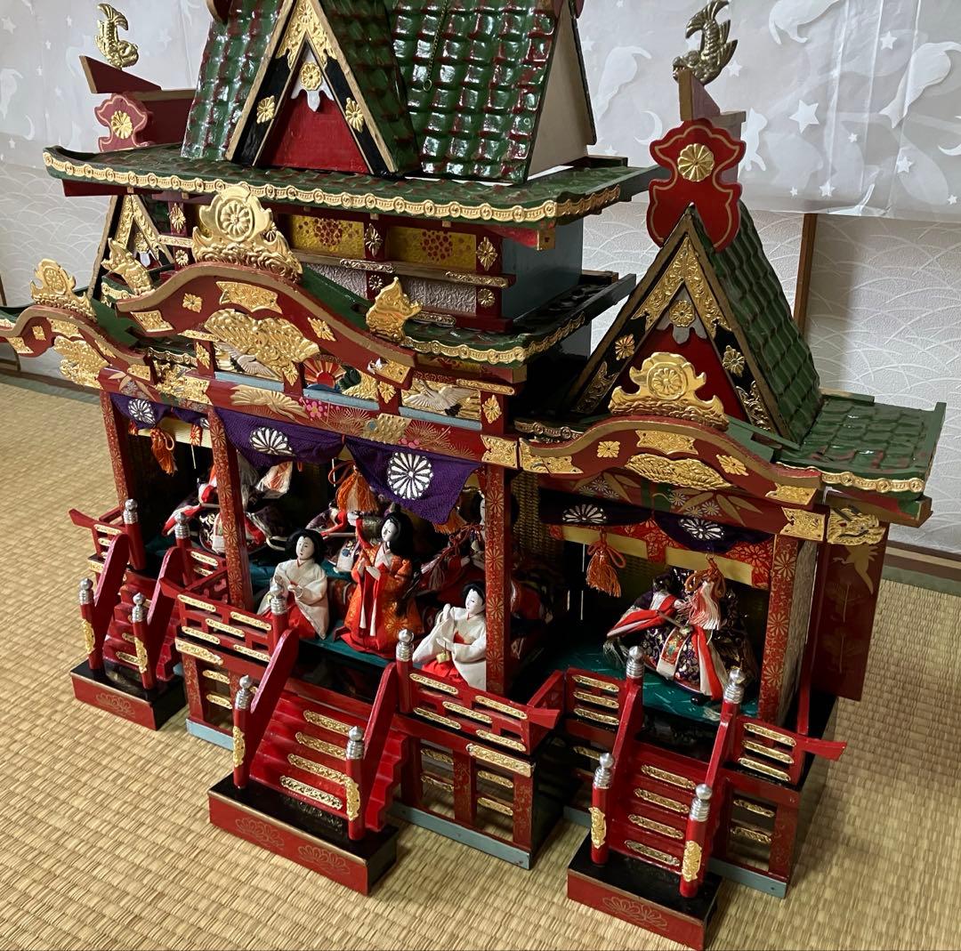 御殿飾り雛人形