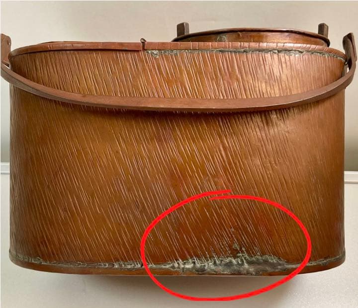 味わいのある野燗炉（燗銅壺）酒燗器 購入 熱燗 アンティーク 【匿名配送】