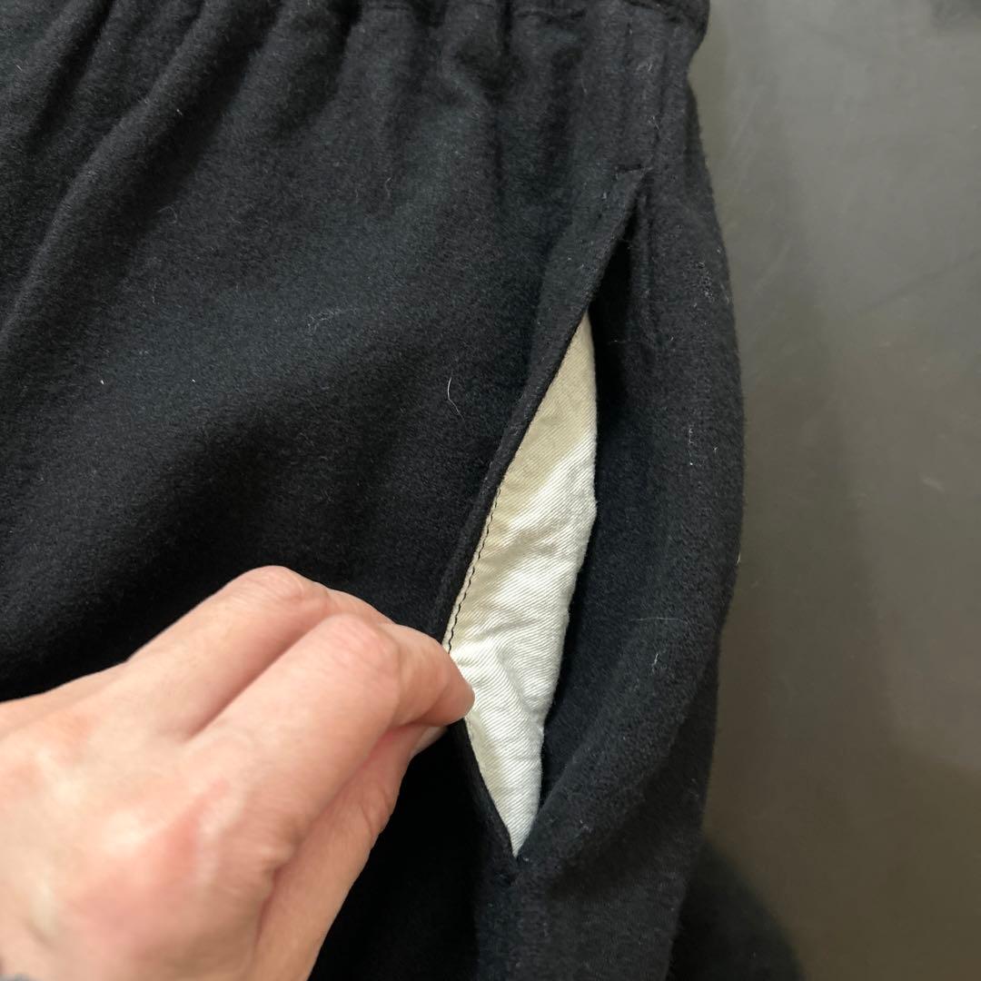 BLACK コムデギャルソン ウール変形サルエルバルーンパンツxs