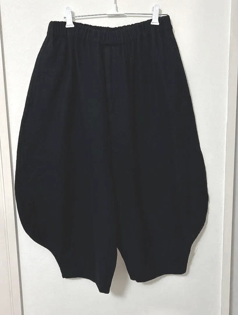 BLACK コムデギャルソン ウール変形サルエルバルーンパンツxs