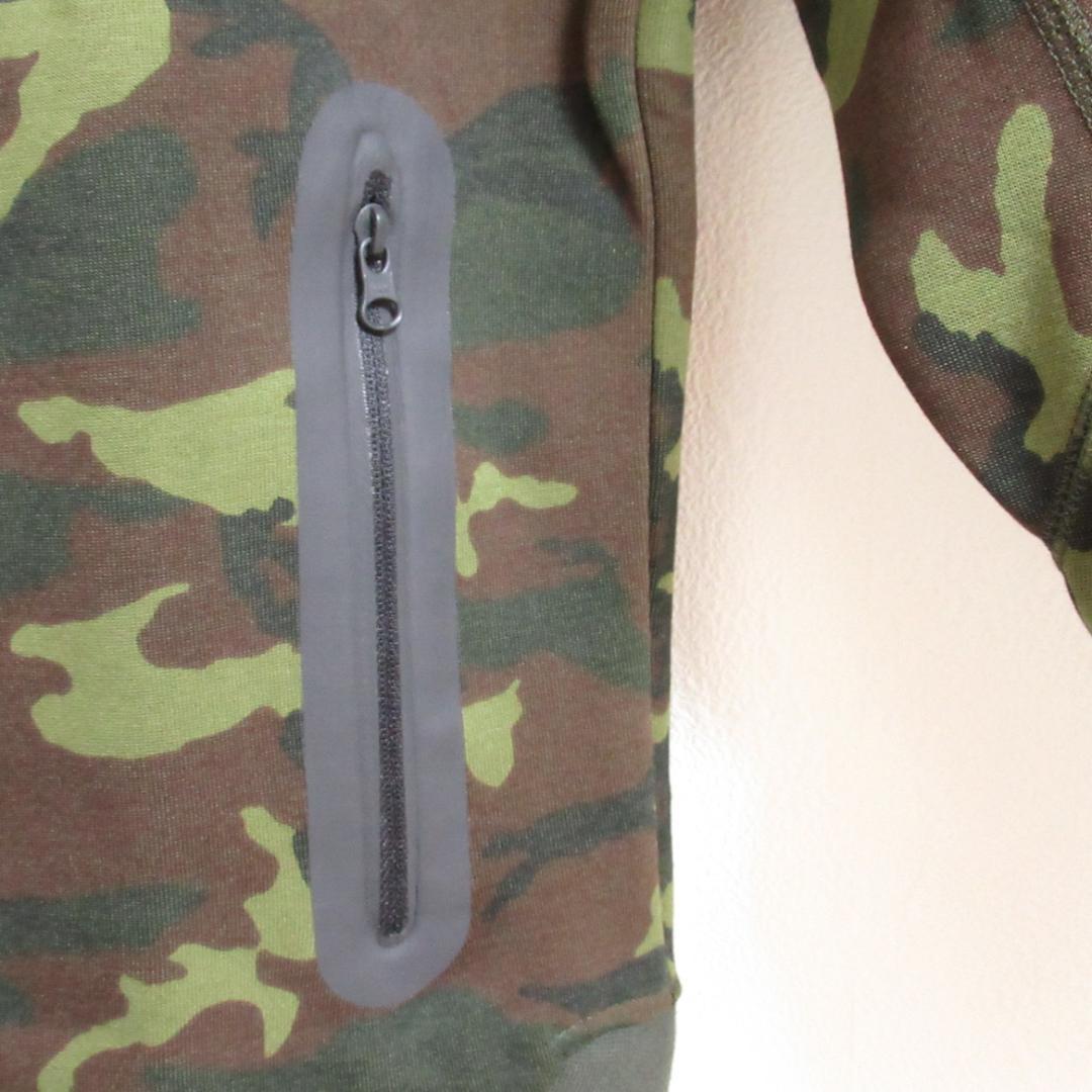 160 迷彩 ナイキ テックフリース パーカー キッズ 単丈