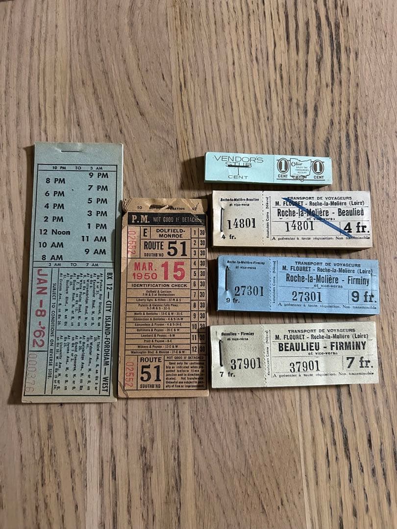 おまとめ　ブロックチケット　6冊 セット② セット③