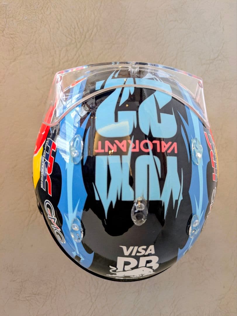 角田裕毅　ヘルメット　1/2　サイン入り　F1　レーシングブルズ　HONDA