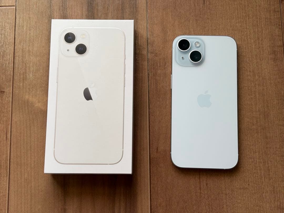 【美品】iPhone 15 ブルー 128GB SIMフリー バッテリー88% Apple iPhone 15 ブルー 128GB 本体のみ iPhone15 128GB ブルーSIMフリー