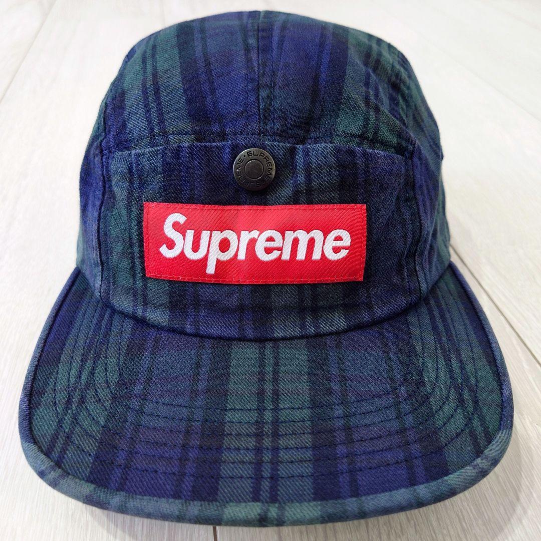 新品 BOX ボックスロゴ Supreme キャンプ キャップ camp cap