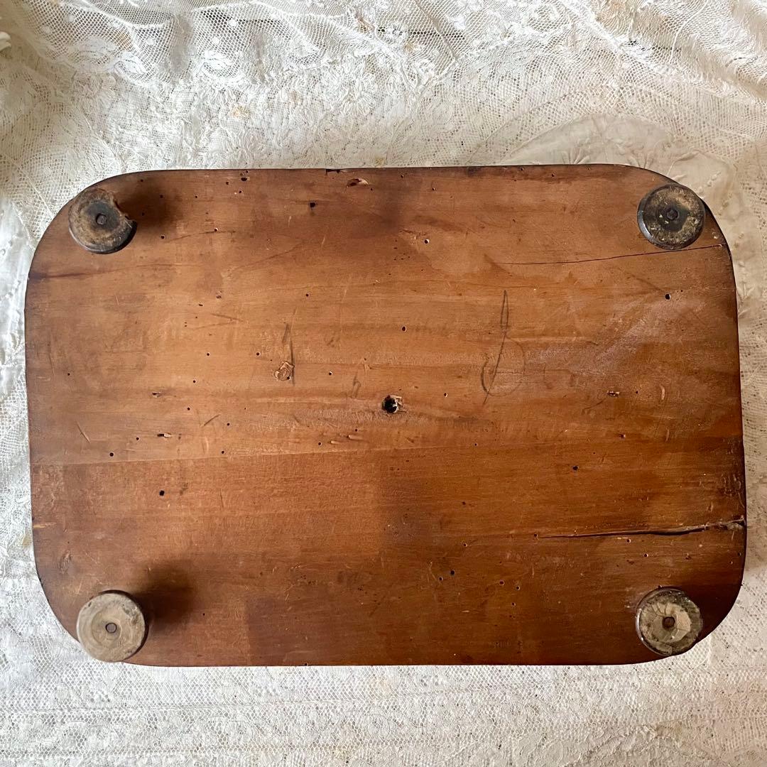 特大】象嵌細工木製ディスプレイ台 台座 フランスアンティーク