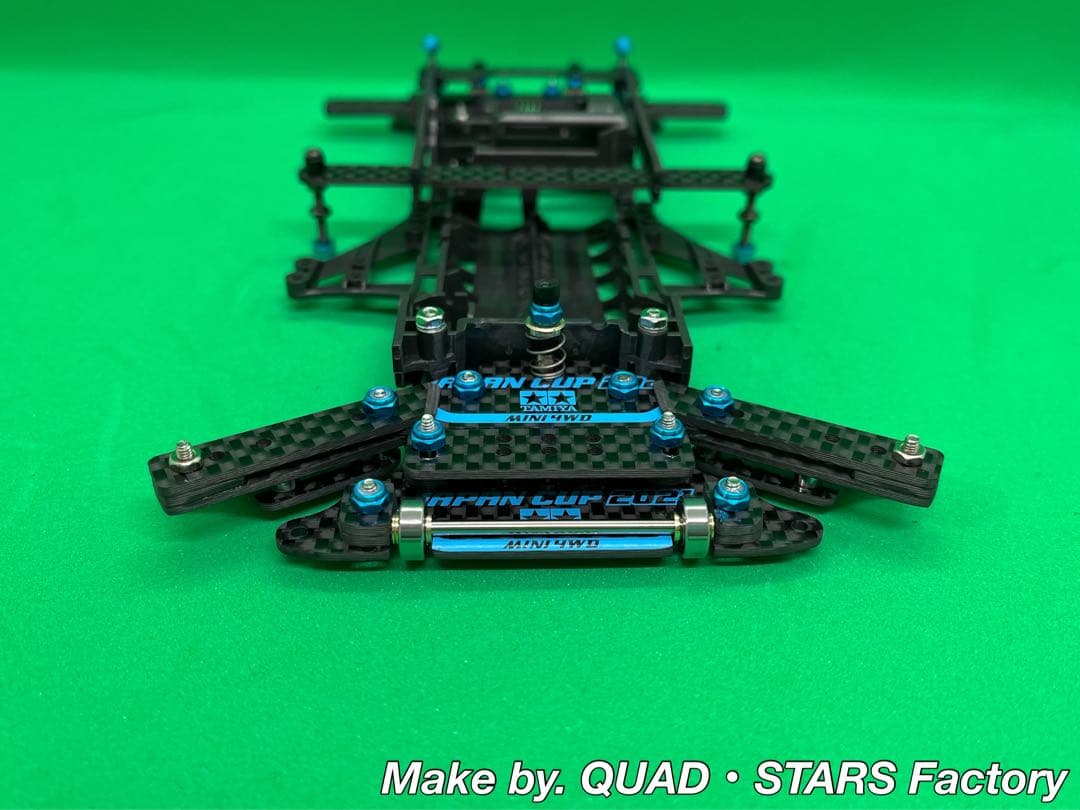 【ミニ四駆・FM-A用】2軸ATスラダン＋1軸リヤアンカー＋リヤスキッドローラー
