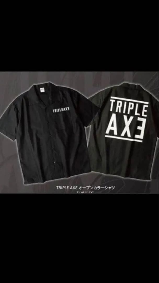 TRIPLE AXE オープンカラーシャツXL