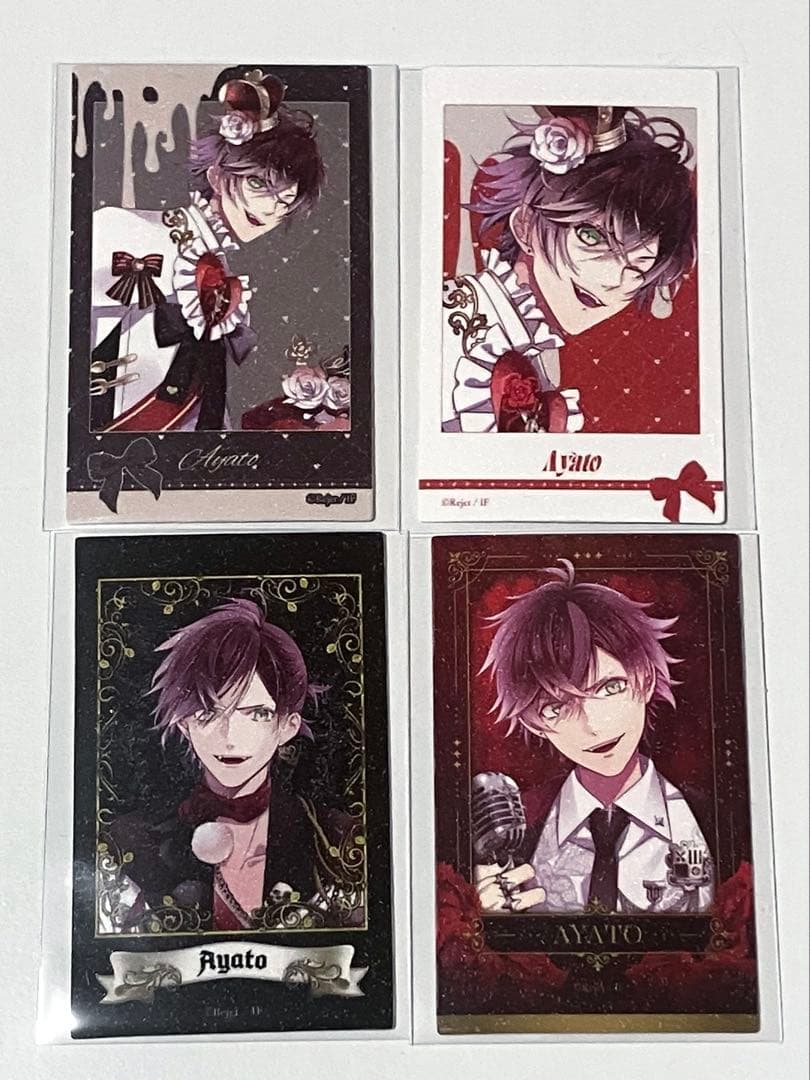 DIABOLIKLOVERS ディアラバ 逆巻アヤト ポラ風ラメカード セット