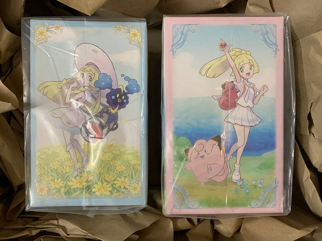 2点セット】①リーリエ＆コスモッグ ②がんばリーリエ&ピッピ