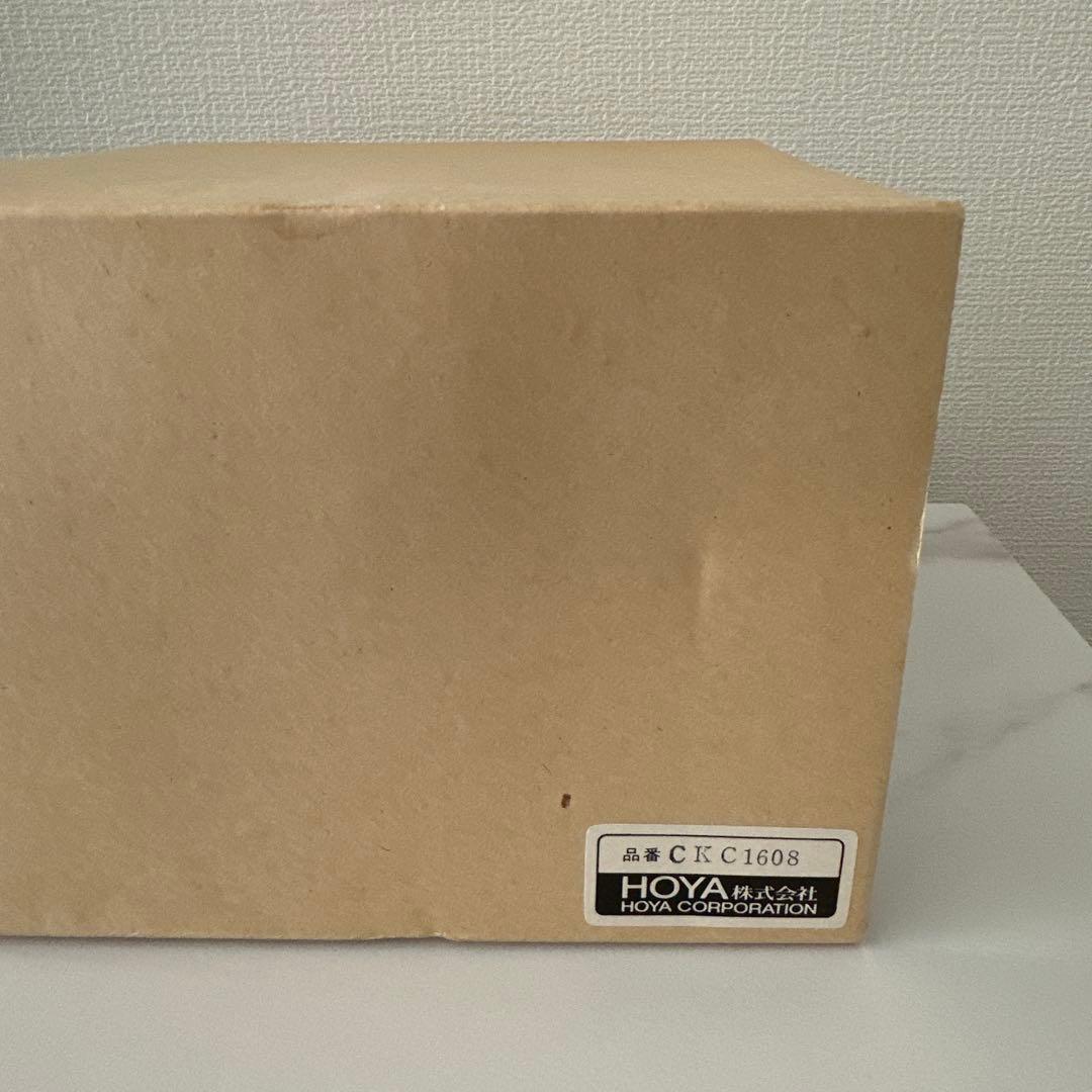 未使用】河上恭一郎 瑠璃金縁 輪花皿 クリスタル ガラス 5枚 青 銀座