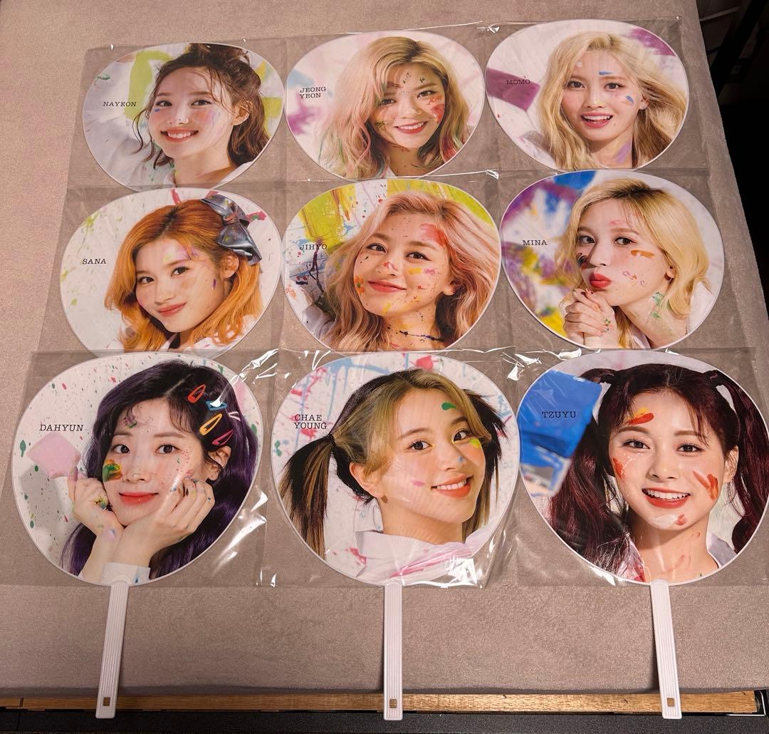公式販売終了】TWICE うちわセット12点ミナチェヨンまとめ売り