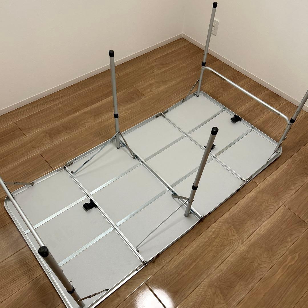 Coleman コールマン スリム四折テーブル コールマンランタン柄 160cm