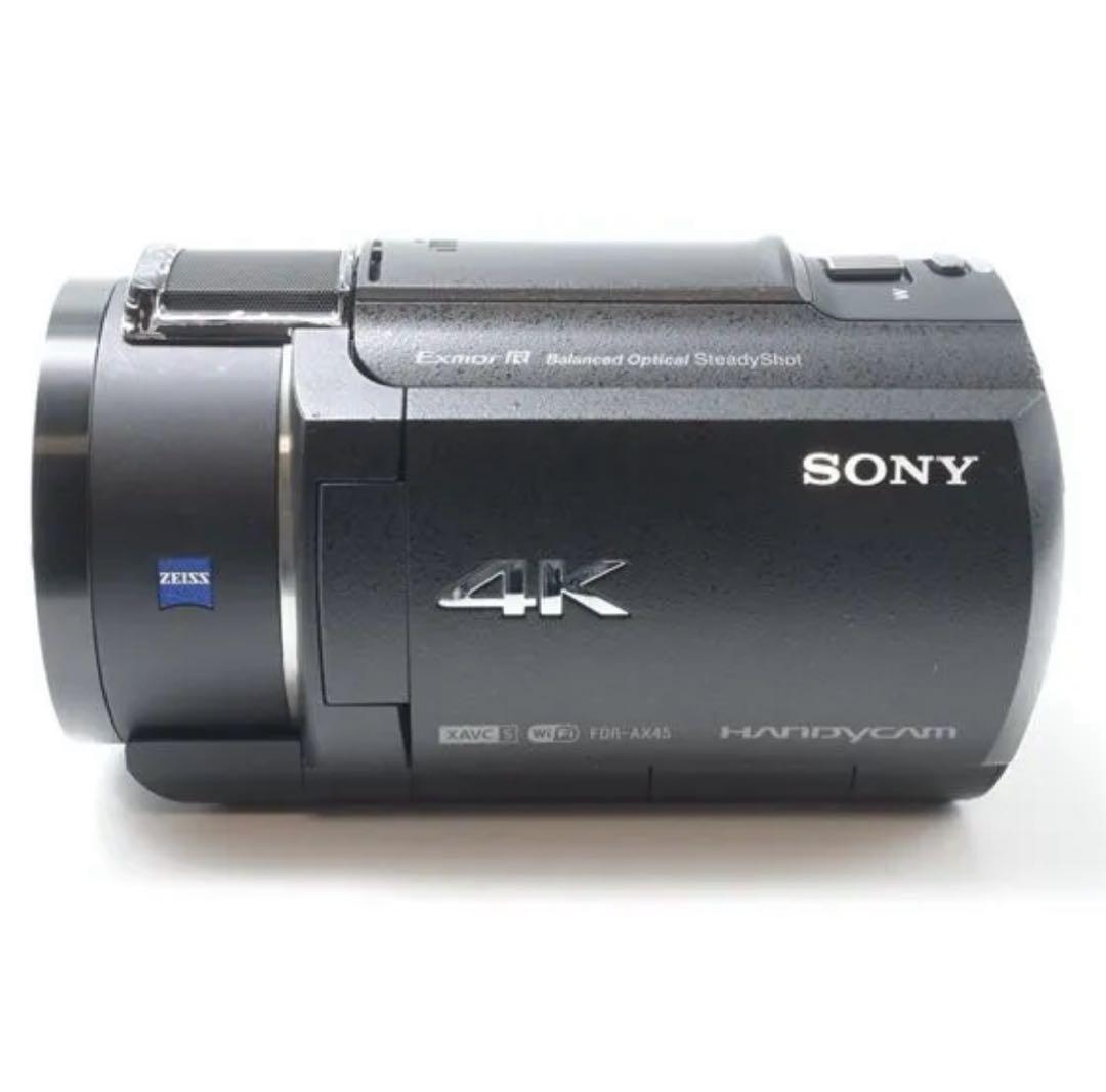 【美品】SONY 4K ハンディカム FDR-AX45 本体・充電器付き