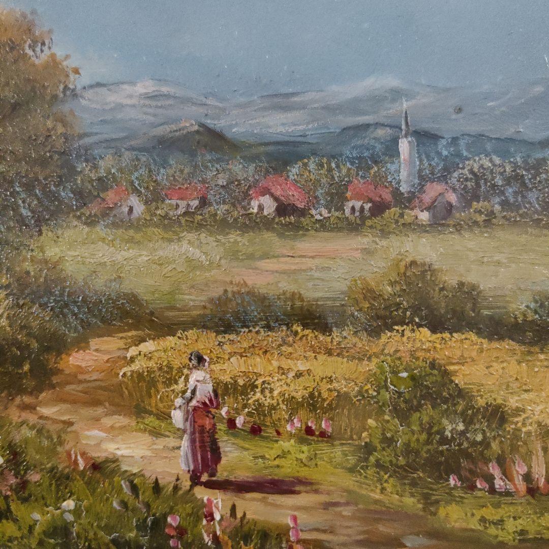 アンドレ・ボーシャン 油彩画『田園風景』